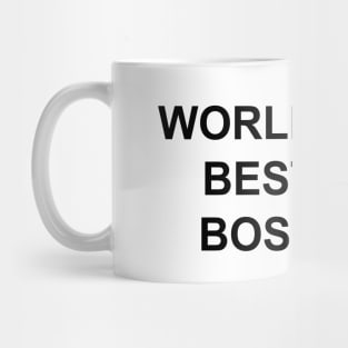 Worlds best boss the office Mug